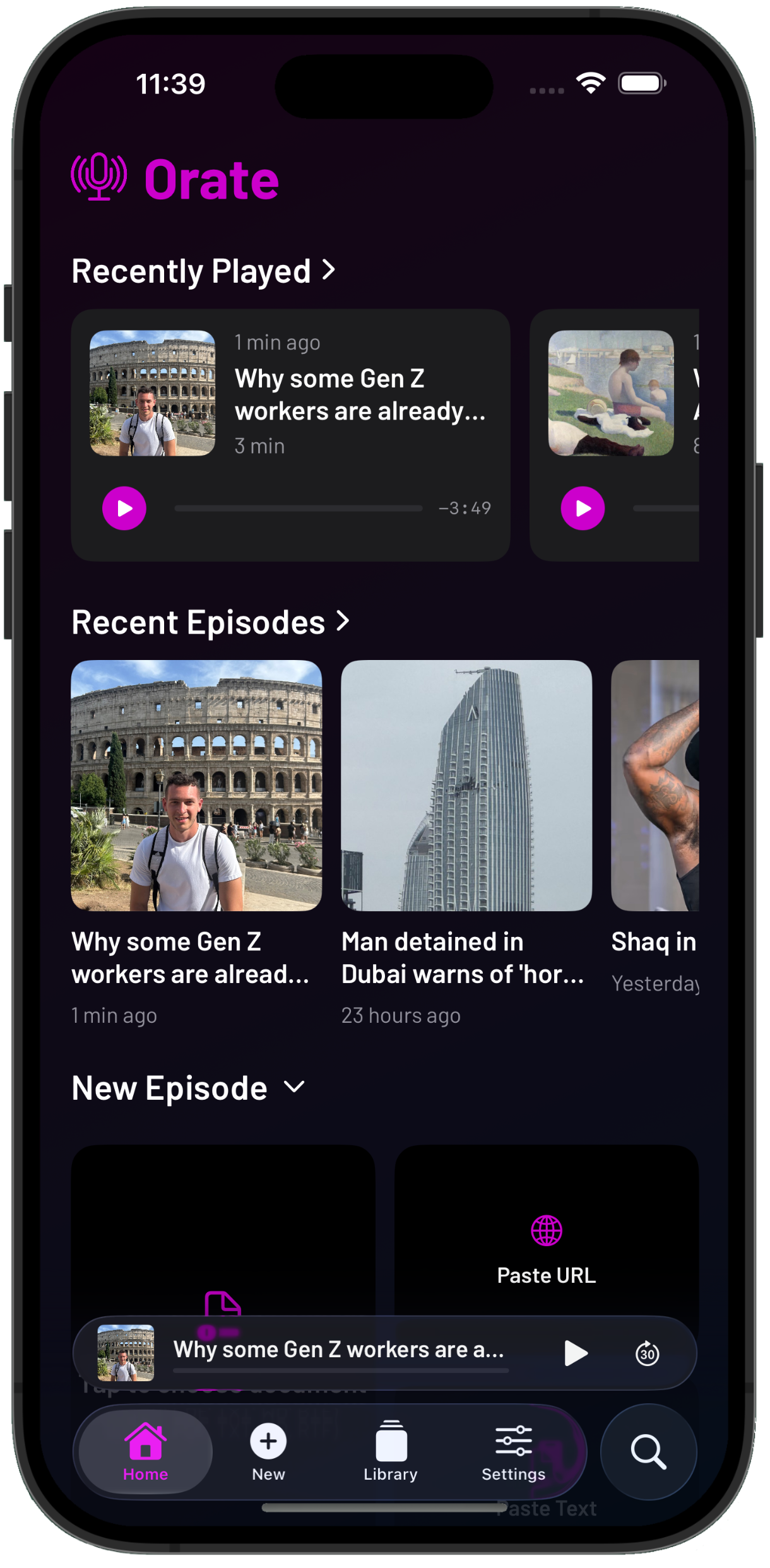 4KWks app interface showing life grid